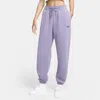 Nike Women's  Sportswear Phoenix Fleece High-waisted Oversized Sweatpants In Purple