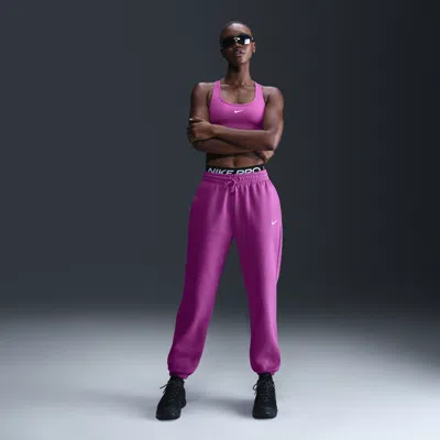 Nike Women's  Sportswear Phoenix Fleece High-waisted Oversized Sweatpants In Purple