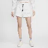 Nike Women's  Sportswear Phoenix Fleece High-waisted Shorts In White