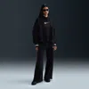 Nike Women's  Sportswear Phoenix Fleece High-waisted Wide-leg Graphic Pants In Black