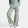 Nike Women's Sportswear Phoenix Fleece High-waisted Wide-leg Logo Pants In Jade Horizon