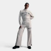 Nike Women's Sportswear Phoenix Fleece High-waisted Wide-leg Logo Pants In Light Orewood Brown