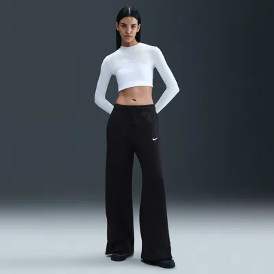 Nike Women's  Sportswear Phoenix Fleece High-waisted Wide-leg Pants