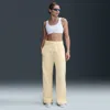 Nike Women's  Sportswear Phoenix Fleece High-waisted Wide-leg Sweatpants In Brown