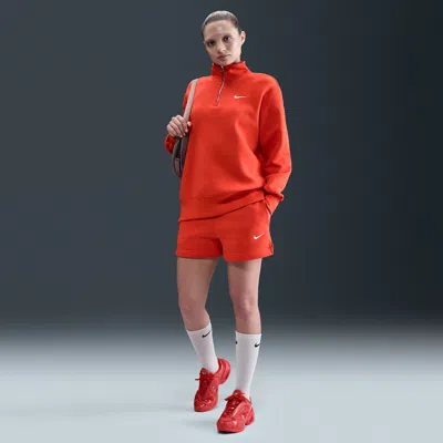 Nike Women's  Sportswear Phoenix Fleece Mid-rise 4" Shorts