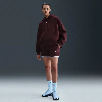 Nike Women's  Sportswear Phoenix Fleece Mid-rise 4" Shorts