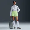 Nike Women's  Sportswear Phoenix Fleece Mid-rise 4" Shorts In Green