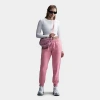 Nike Women's Sportswear Phoenix Fleece Mid-rise Jogger Sweatpants In Elemental Pink/sail
