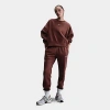 Nike Women's  Sportswear Phoenix Fleece High-waisted Jogger Pants In Red Sepia/sail 