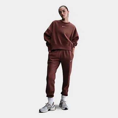 NIKE NIKE WOMEN'S SPORTSWEAR PHOENIX FLEECE MID-RISE JOGGER SWEATPANTS