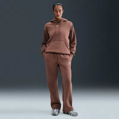 Nike Women's  Sportswear Phoenix Fleece Mid-rise Open-hem Pants