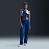 Nike Sportswear Phoenix Straight Leg Fleece Sweatpants In Blue