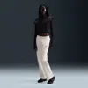 Nike Sportswear Phoenix Straight Leg Fleece Sweatpants In White
