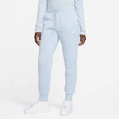 Nike Women's  Sportswear Phoenix Fleece Mid-rise Sweatpants In Blue