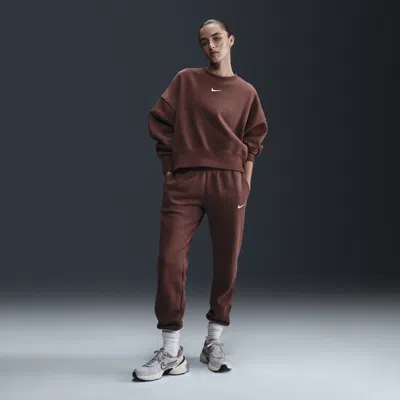 NIKE WOMEN'S  SPORTSWEAR PHOENIX FLEECE MID-RISE SWEATPANTS,1015615576