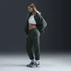 Nike Women's  Sportswear Phoenix Fleece Mid-rise Sweatpants In Vintage Green/sail