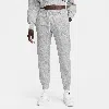 Nike Women's  Sportswear Phoenix Fleece Mid-rise Sweatpants In Dark Grey Heather/ Sail