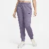 Nike Women's  Sportswear Phoenix Fleece Mid-rise Sweatpants In Purple