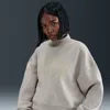 Nike Women's  Sportswear Phoenix Fleece Mock-neck Sweatshirt In Green
