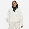 Nike Women's  Sportswear Phoenix Fleece Over-oversized Cardigan In White