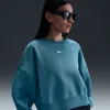 Nike Women's  Sportswear Phoenix Fleece Over-oversized Crew-neck Sweatshirt In Blue