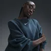 Nike Women's  Sportswear Phoenix Fleece Over-oversized Crew-neck Sweatshirt In Blue