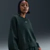 Nike Women's  Sportswear Phoenix Fleece Over-oversized Crew-neck Sweatshirt In Green