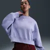 Nike Phoenix Fleece Crewneck Sweatshirt In Purple