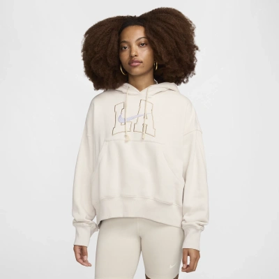 Nike Women's  Sportswear Phoenix Fleece Over-oversized Hoodie In Brown