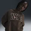 Nike Women's  Sportswear Phoenix Fleece Over-oversized Hoodie In Brown