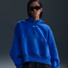 Nike Women's  Sportswear Phoenix Fleece Over-oversized Pullover Hoodie In Blue