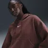 Nike Sportswear Phoenix Fleece Pullover Hoodie In Brown