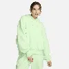 Nike Women's  Sportswear Phoenix Fleece Over-oversized Pullover Hoodie In Vapor Green/sail