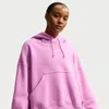 Nike Sportswear Phoenix Fleece Over-oversized Pullover Hoodie In Pink