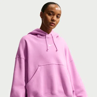 NIKE WOMEN'S  SPORTSWEAR PHOENIX FLEECE OVER-OVERSIZED PULLOVER HOODIE,1015856061