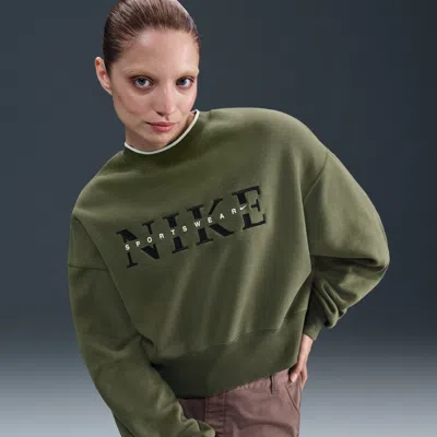 Nike Women's  Sportswear Phoenix Fleece Oversized Crew-neck Sweatshirt