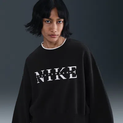 Nike Women's  Sportswear Phoenix Fleece Oversized Crew-neck Sweatshirt