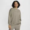 Nike Women's  Sportswear Phoenix Fleece Oversized Crew-neck Sweatshirt In Green