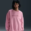 Nike Women's  Sportswear Phoenix Fleece Oversized Crew-neck Sweatshirt In Pink