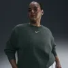 Nike Women's  Sportswear Phoenix Fleece Oversized Crew-neck Sweatshirt (plus Size) In Green