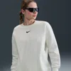 Nike Women's  Sportswear Phoenix Fleece Oversized Crew-neck Sweatshirt In White