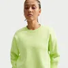 Nike Women's  Sportswear Phoenix Fleece Oversized Crew-neck Sweatshirt In Yellow