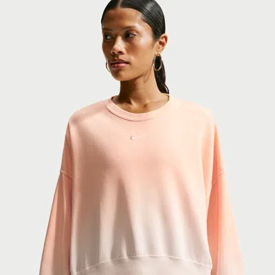 Nike Women's  Sportswear Phoenix Fleece Oversized Crew-neck Sweatshirt In Neutral