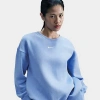 Nike Women's Sportswear Phoenix Fleece Oversized Crewneck Sweatshirt In Royal Pulse/sail