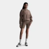 Nike Phoenix Fleece Crew Neck Sweatshirt In Animal Print