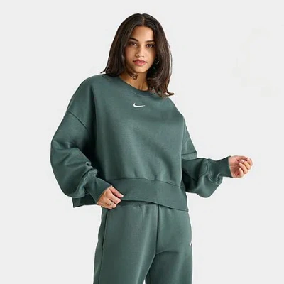 Nike Women's Sportswear Phoenix Fleece Oversized Crewneck Sweatshirt In Multi