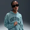 Nike Women's  Sportswear Phoenix Fleece Oversized French Terry Hoodie In Blue