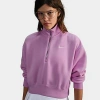 Nike Women's  Sportswear Phoenix Fleece Oversized Pullover Hoodie In Beyond Pink/sail 