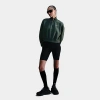 Nike Phoenix Plush Fleece Half Zip Pullover In Green