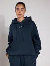 Nike Women's  Sportswear Phoenix Fleece Oversized Pullover Hoodie (plus Size) In Blue
